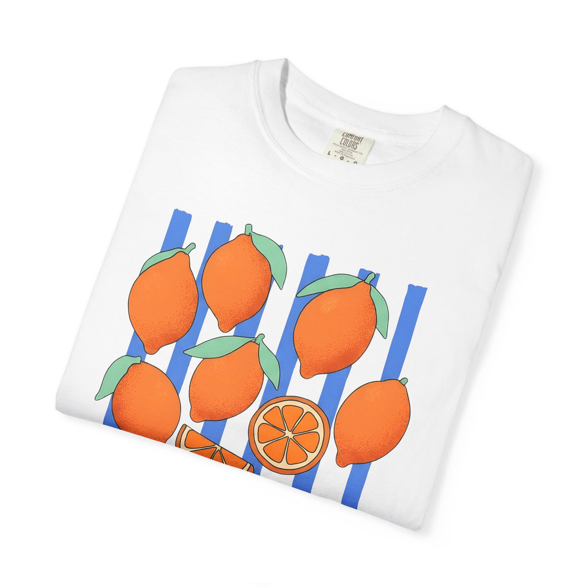 Lemon Fruit T-Shirt Drinks Vacation Gift Women Cartoon T-Shirt Citrus T-Shirt Beverage Fan Cocktail Graphic Classic Orange Segment T-Shirt
