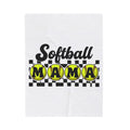 Softball Balls Blanket Softball Mom Competition Gift Women Minimalist Blanket Softballs Blanket Mom Fan Simple Blanket Competitive Graphic