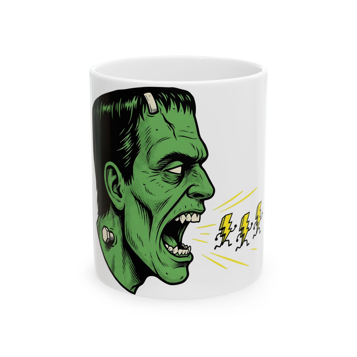 Frankenstein Creature Halloween Scary Gift Cartoon Monster Horror Fan Creepy Frightening Mug
