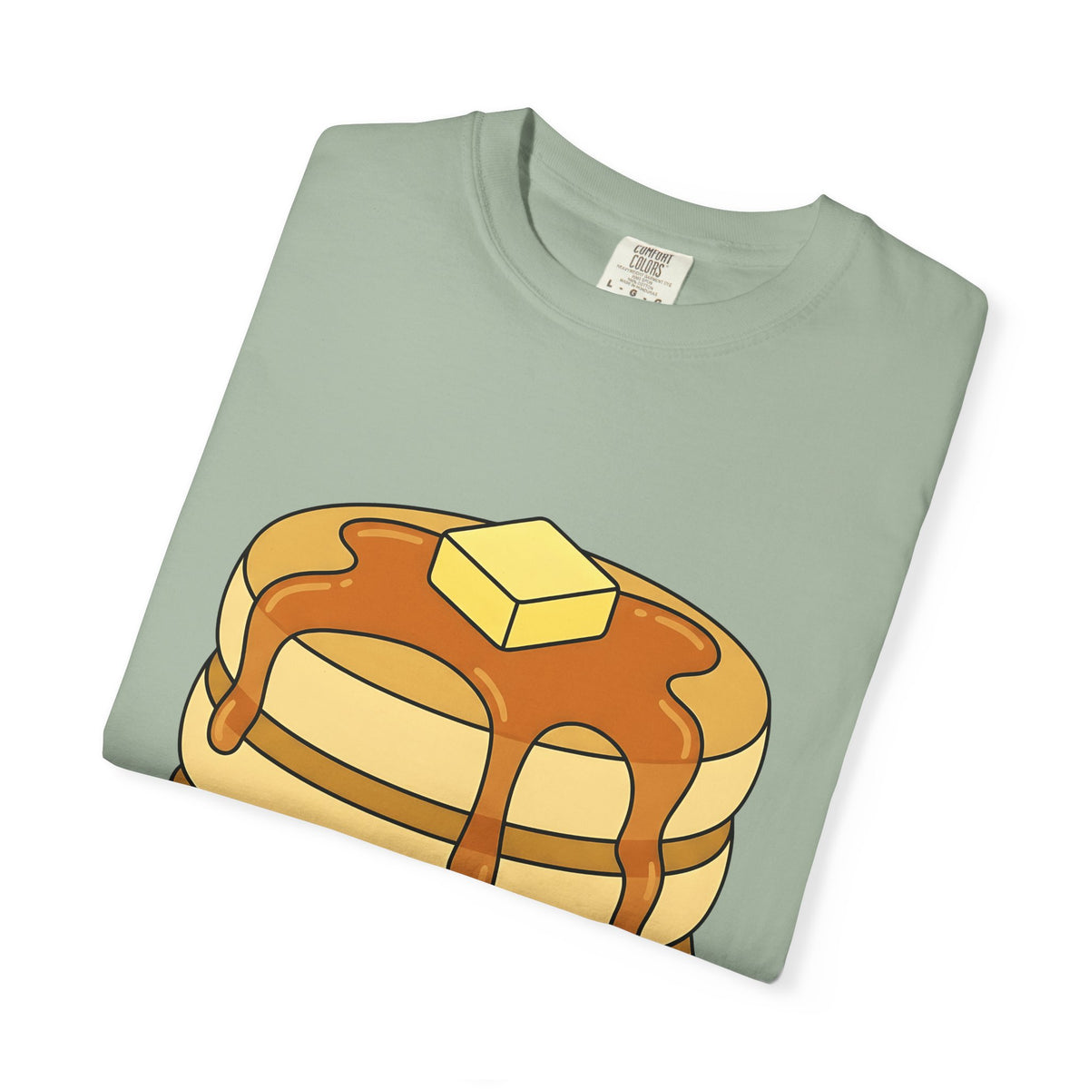 Flapjack Pile T-Shirt Desserts Brunch Gift Women Comic T-Shirt Granola Bar T-Shirt Pastry Fan Cartoon T-Shirt Breakfast Graphic Simple Honey T-Shirt