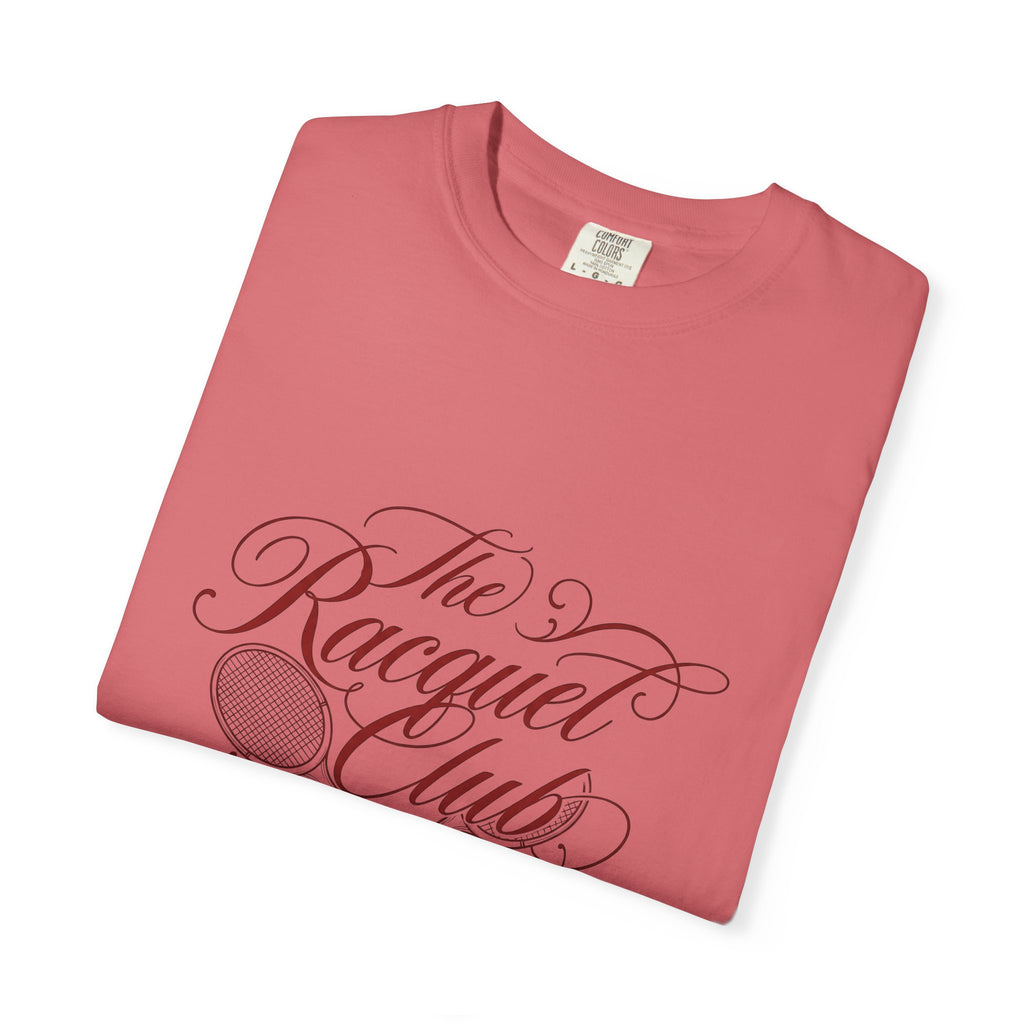 Tennis Rackets T-Shirt Tennis Games Gift Women Handwritten T-Shirt Racket T-Shirt Tennis Fan Handwritten T-Shirt Sports Graphic Classic Heart Shape