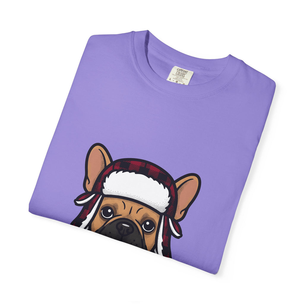 French Bulldog T-Shirt Dog Dogs Gift Women Line Art T-Shirt Bulldog T-Shirt Dog Fan Puppy Graphic Illustration Drawing Sketch Winter Hat T-Shirt