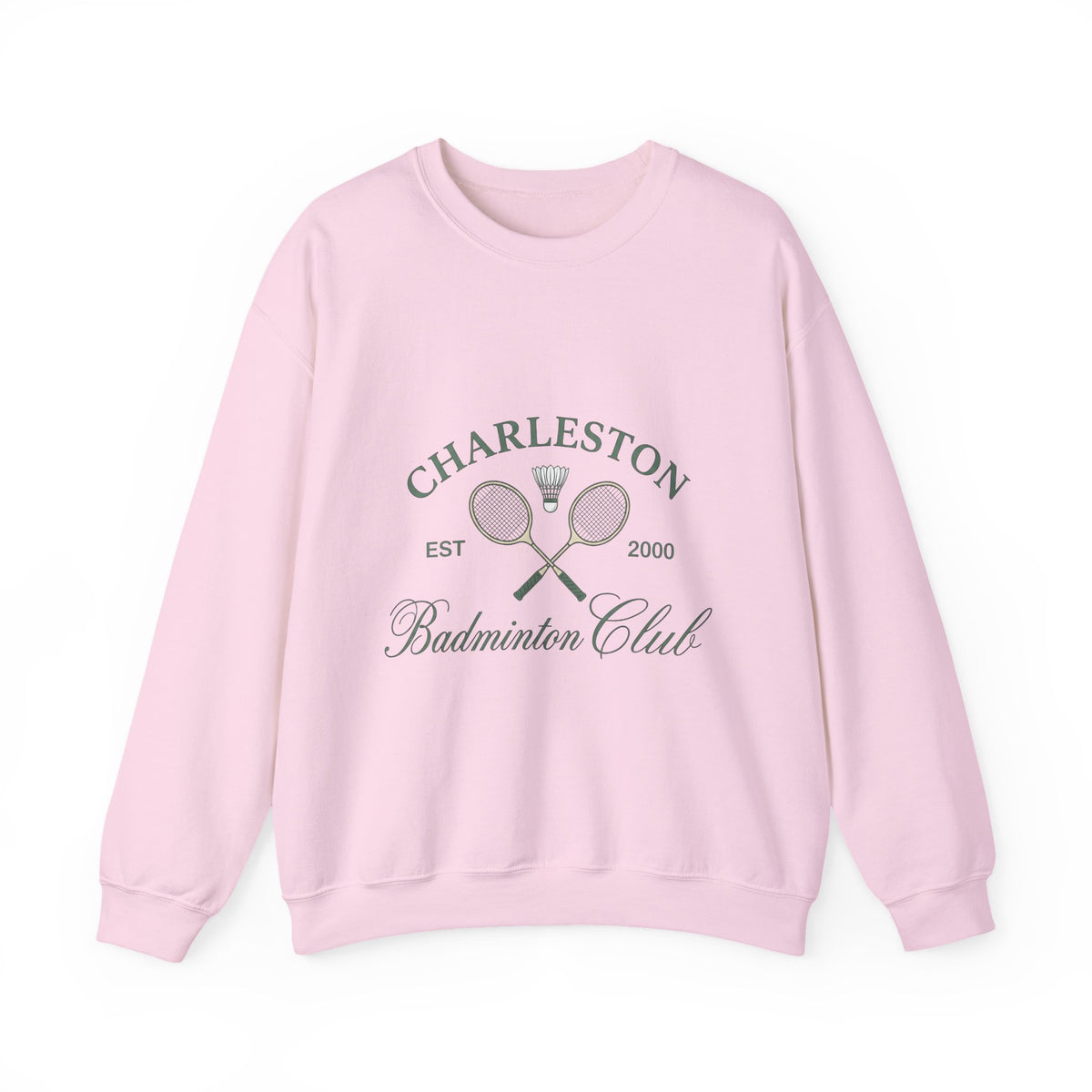 Badminton Racquets Badminton Group Gift Sketch Rackets Badminton Enthusiast Drawing Team Basic Birdie Sweatshirt
