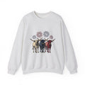 American Longhorn Cattle Sweatshirt 4th Of July Country Gift Women Retro Sweatshirt Longhorns Sweatshirt Independence Day Fan Vintage Sweatshirt Rural Graphic