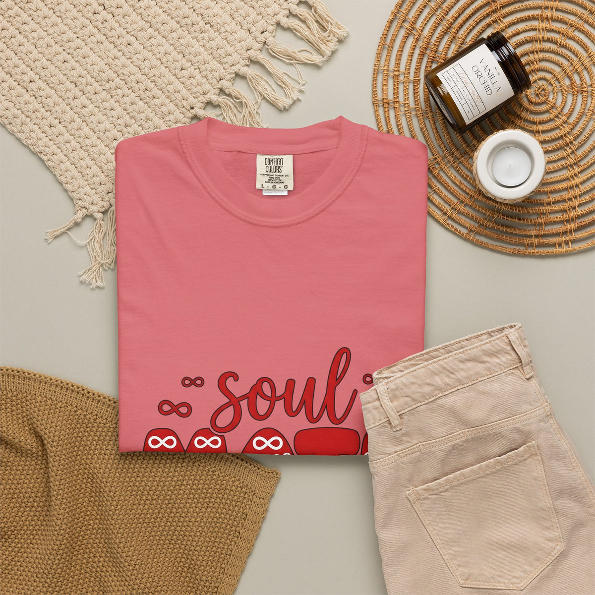 Soulmate Phrase T-Shirt St. Valentine's Day Pairs Gift Women Cute T-Shirt Soulmate T-Shirt Valentine Fan Adorable T-Shirt Couples Graphic Clean
