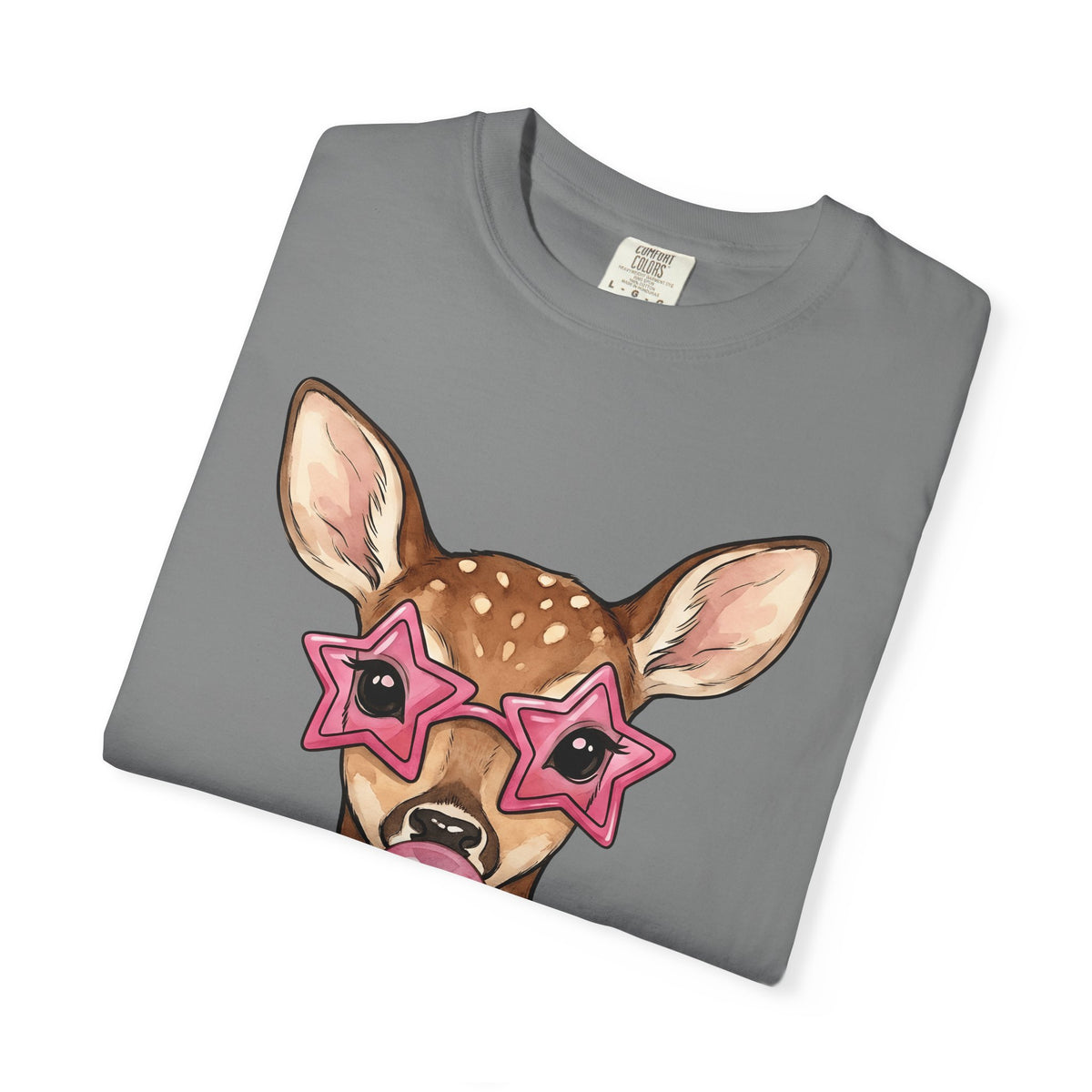 Buck T-Shirt Moms Creature Gift Women Ink T-Shirt Deer T-Shirt Mother Fan Tattoo T-Shirt Beast Graphic Fantasy Petals T-Shirt