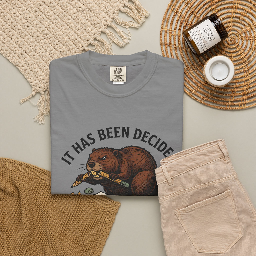 Beaver Critter T-Shirt Funny Random Designs Wildlife Gift Women Comic T-Shirt Beaver T-Shirt Humor Fan Cartoon T-Shirt Animal Graphic Retro Snapped