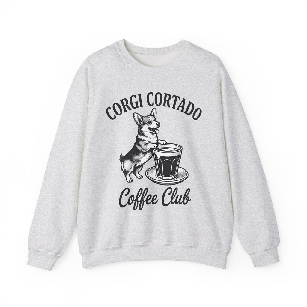 Corgi Sweatshirt Dog Cafe Gift Women Rustic Sweatshirt Pembroke Sweatshirt Dog Fan Country Sweatshirt Coffee Graphic Doodle Latte Cup Sweatshirt