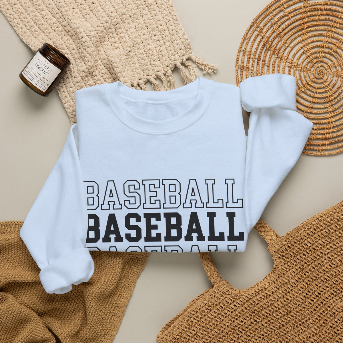 Baseball Ballplayer Sweatshirt Baseball Mom Recreation Gift Women Energetic Sweatshirt Baseball Player Sweatshirt Baseball Mom Fan Vibrant Sweatshirt Leisure
