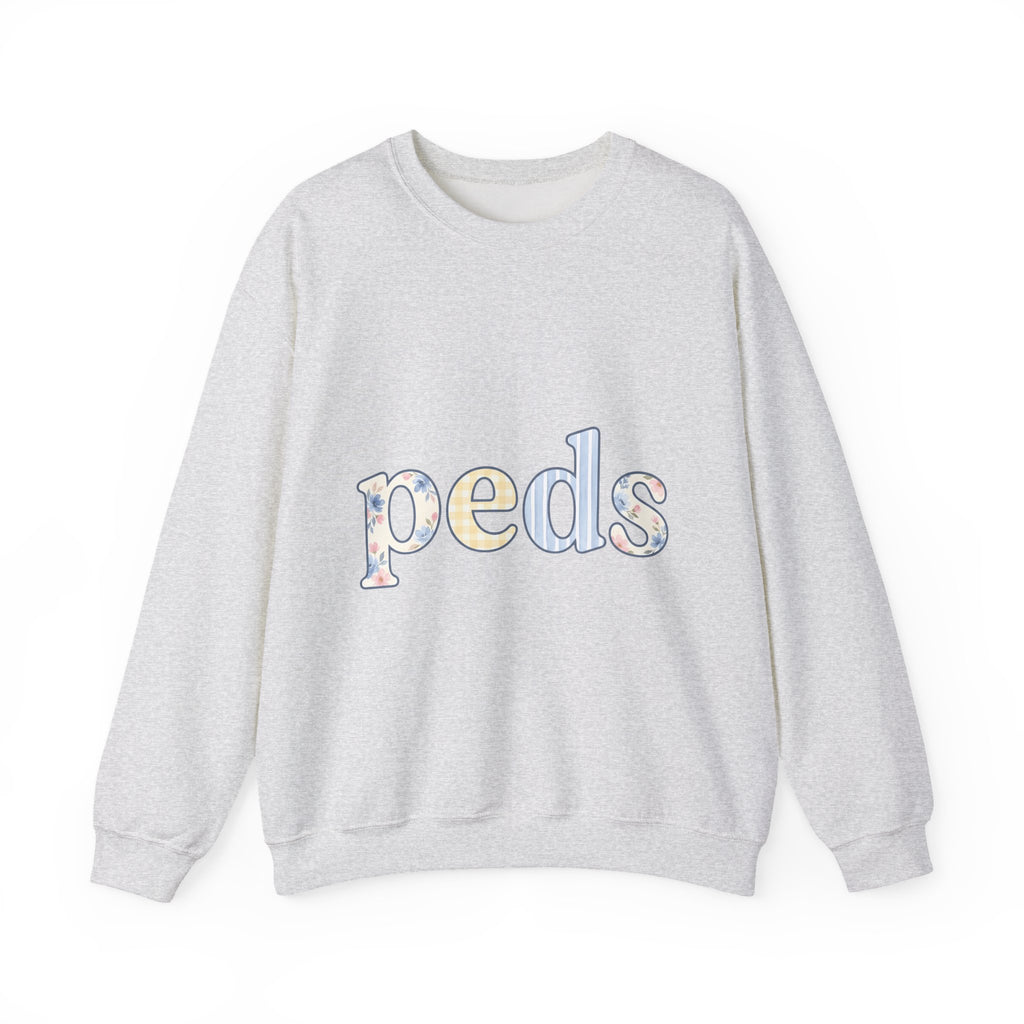 Floral Monogram Sweatshirt Nurses Hospital Gift Women Pale Colors Sweatshirt Initial Sweatshirt Nurse Enthusiast Pastel Sweatshirt Medical Graphic Old School