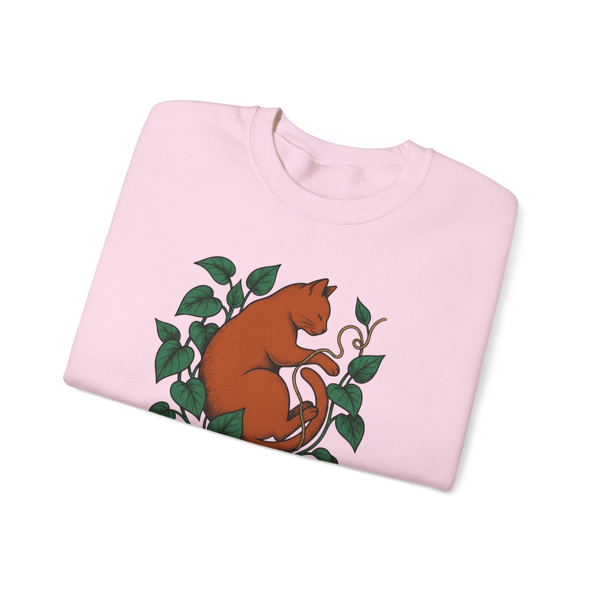 Cat Graphic Sweatshirt Cat Mom Animals Gift Women Hand Drawn Sweatshirt Kitten T