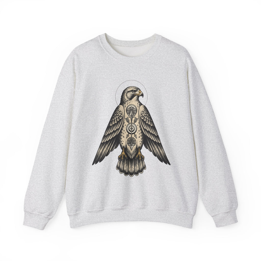 Eagle Design Sweatshirt Sports Wildlife Gift Women Tribal Sweatshirt Bald Eagle Sweatshirt Athlete Fan Native Sweatshirt Wildlife Graphic Classic Spear Sweatshirt