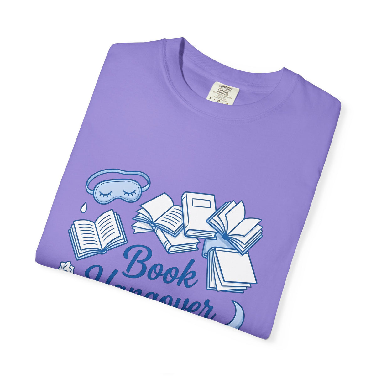 Book Stack T-Shirt Book Reading Gift Women Doodle T-Shirt Book Pile T-Shirt Bibliophile Fan Illustrated Graphic Bookworm Design Whimsical Sleep