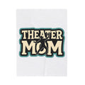 Play Actor Blanket Moms Show Gift Women Line Art Blanket Thespian Blanket Mother Fan Minimalist Blanket Drama Graphic Old School Theater Mask