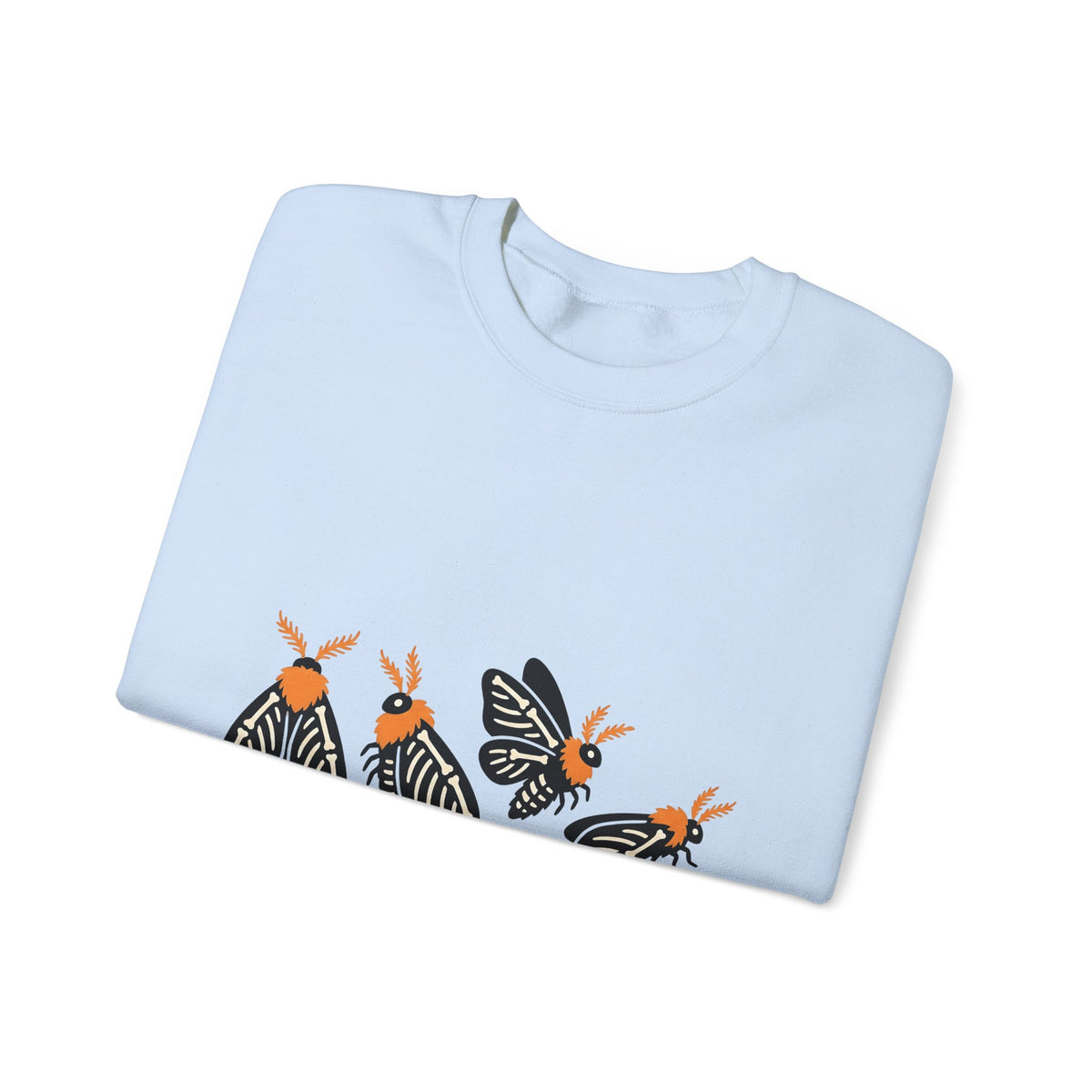 Skeleton Butterfly Sweatshirt Halloween Critter Gift Women Pop Art Sweatshirt Butterfly Sweatshirt Spooky Fan Retro Sweatshirt Creature Graphic Cartoon Amber