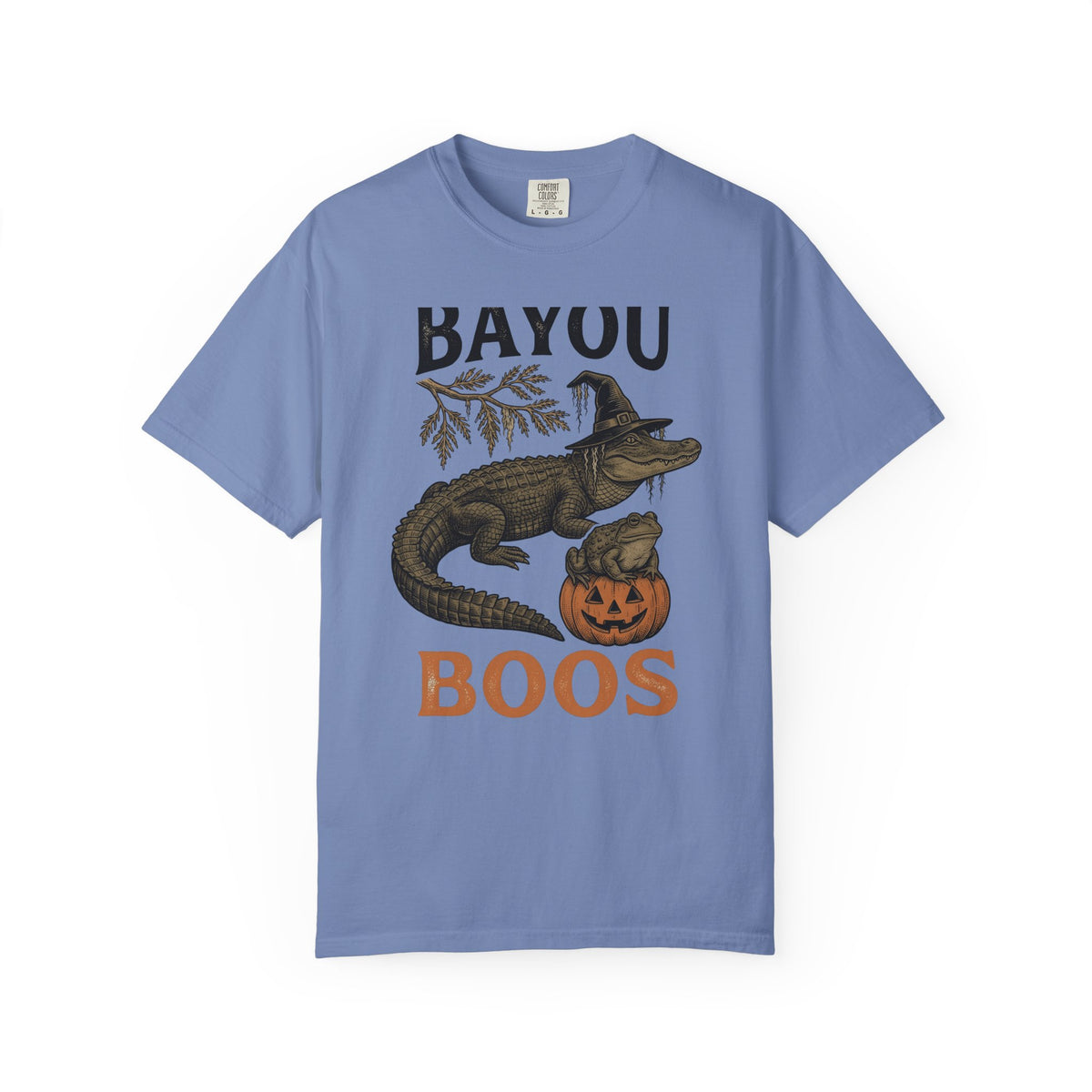 Alligator Frog Pumpkin T-Shirt Halloween Animal Gift Women Vintage T-Shirt Toad T-Shirt Horror Fan Retro T-Shirt Creature