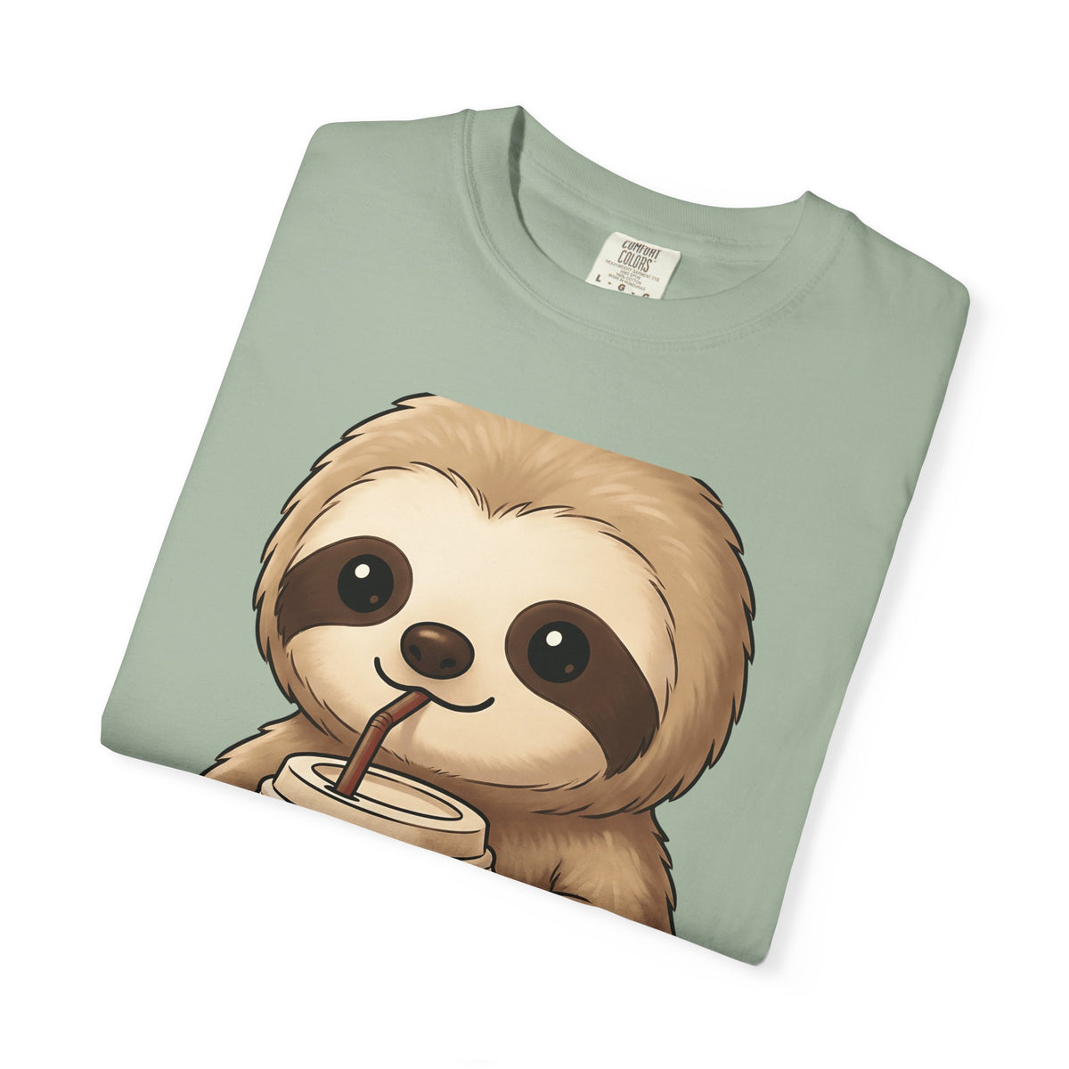 Sloth Java T-Shirt Coffee Creature Gift Women Playful T-Shirt Java T-Shirt Coffee Fan Cute T-Shirt Animal Graphic Sketch Cup T-Shirt