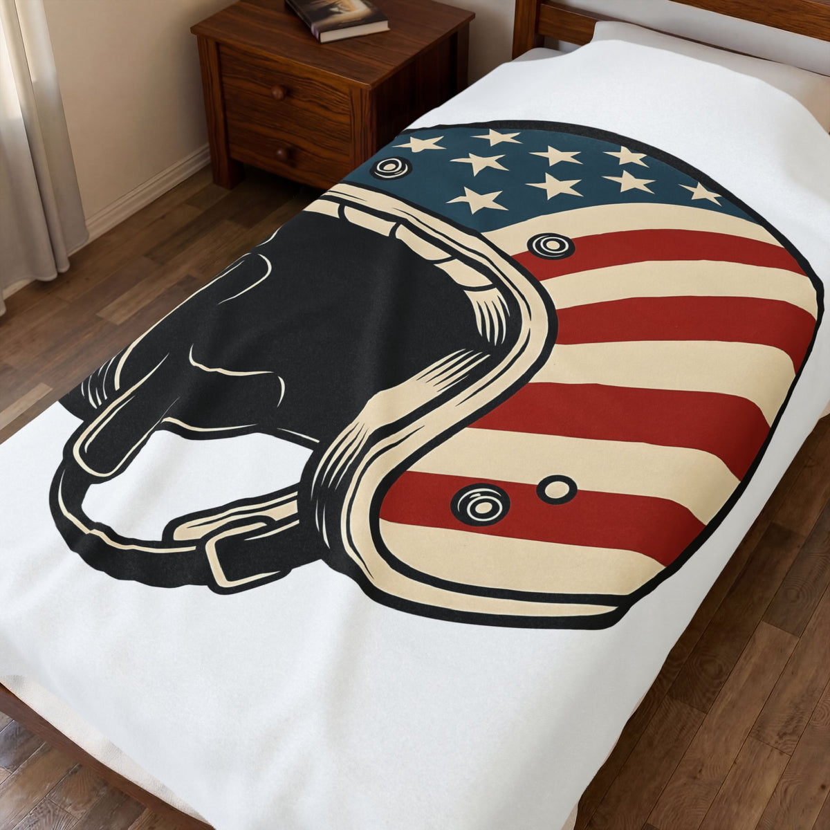 Us Flag Helmet Blanket 4th Of July Liberty Gift Women Retro Blanket Helmet Blanket Patriot Fan Vintage Blanket Retro Graphic Blanket Vintage Star