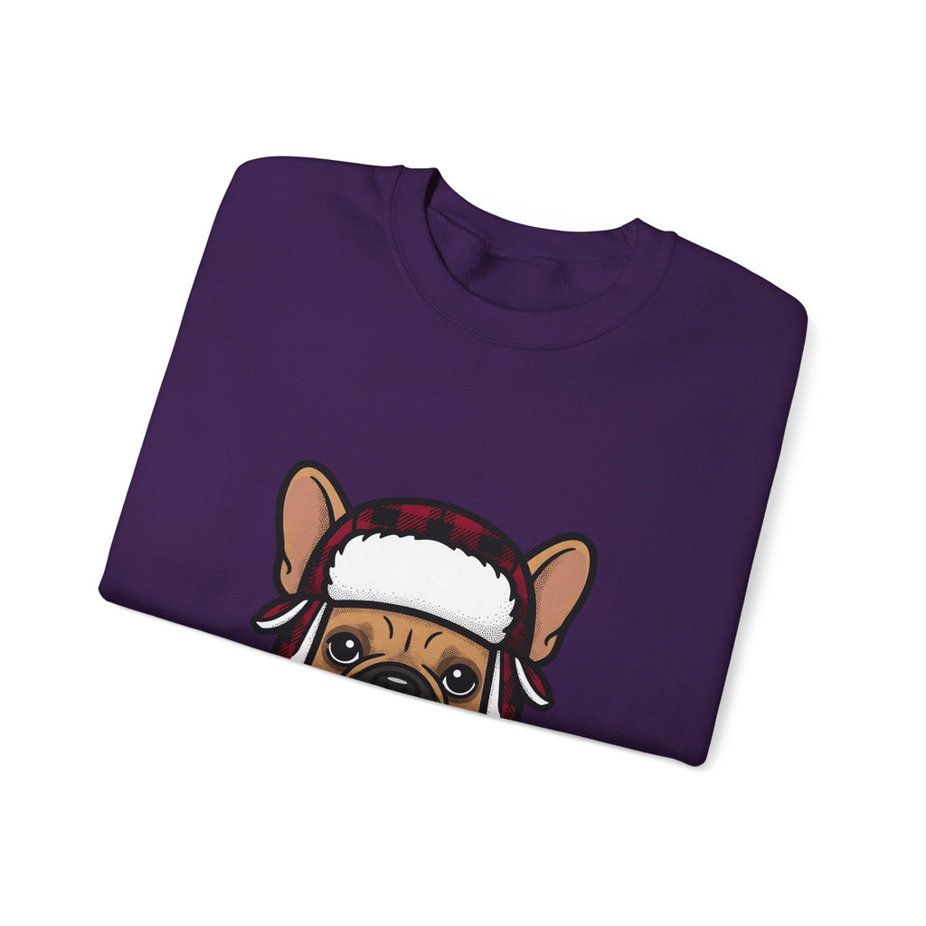 French Bulldog Sweatshirt Dog Dogs Gift Women Line Art Sweatshirt Bulldog Sweatshirt Dog Fan Puppy Graphic Illustration Drawing Sketch Winter Hat Sweatshirt