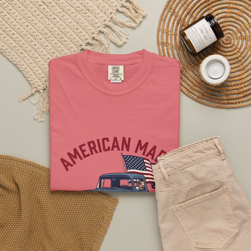Classic Truck America 4Th Of July Independence Gift Vintage Lorry Patriot Enthusiast Retro Liberty T-Shirt