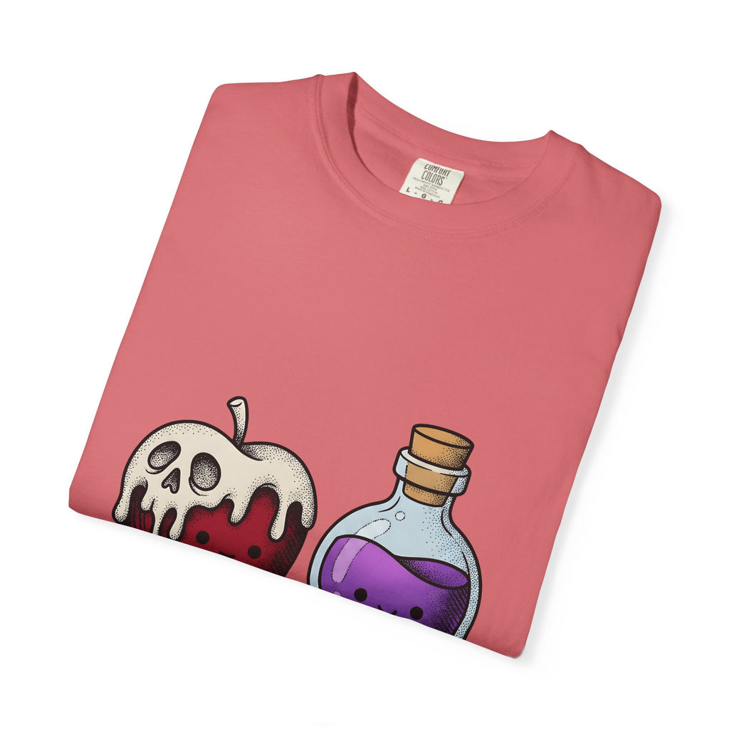 Deadly Fruit Elixir T-Shirt Halloween Halloween Gift Women Cartoon T-Shirt Poison Drink T-Shirt Halloween Fan Comic T-Shirt Spooky Graphic Hand