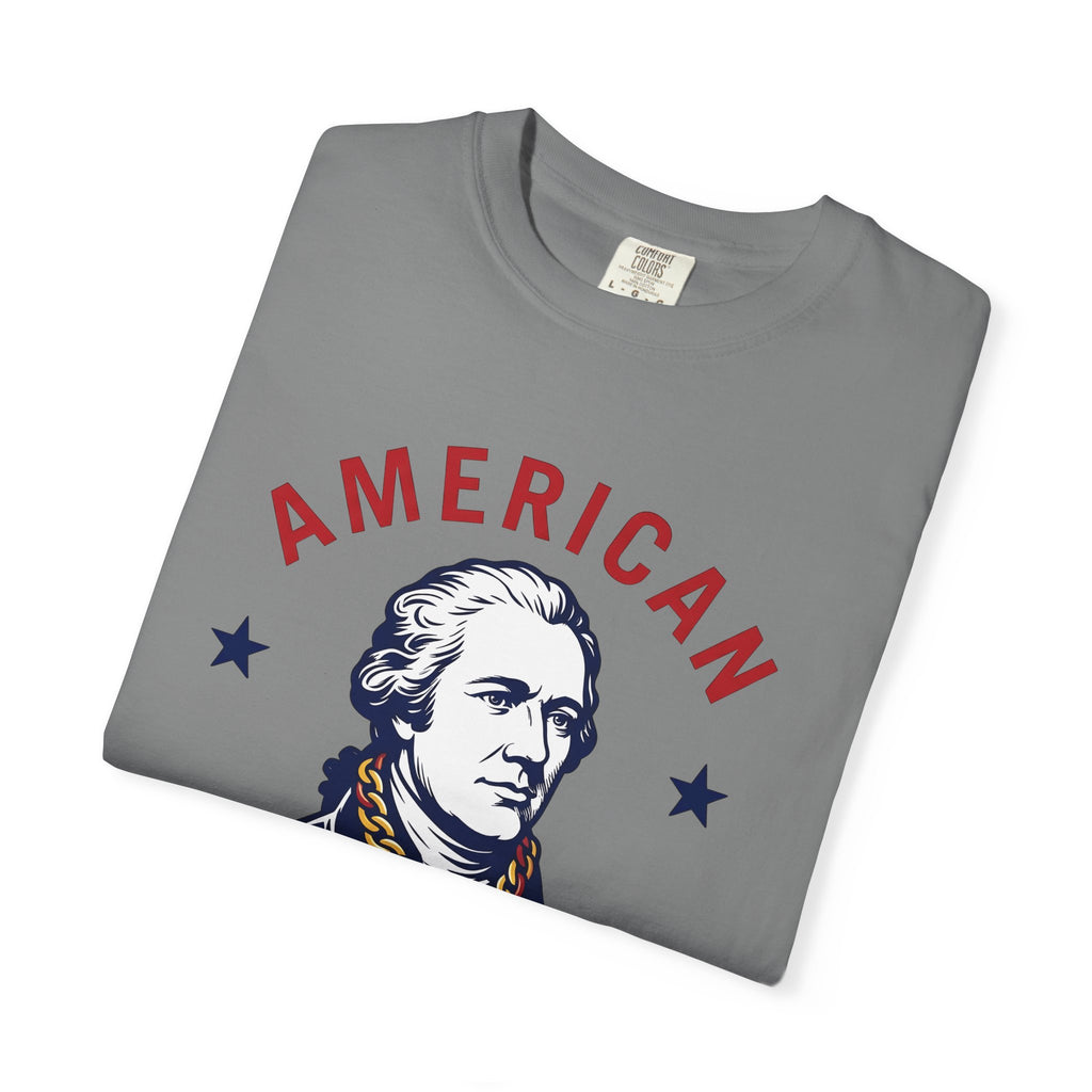Founding Father Illustration T-Shirt America Heritage Gift Women Traditional T-Shirt Patriot T-Shirt American Fan Historical T-Shirt Heritage