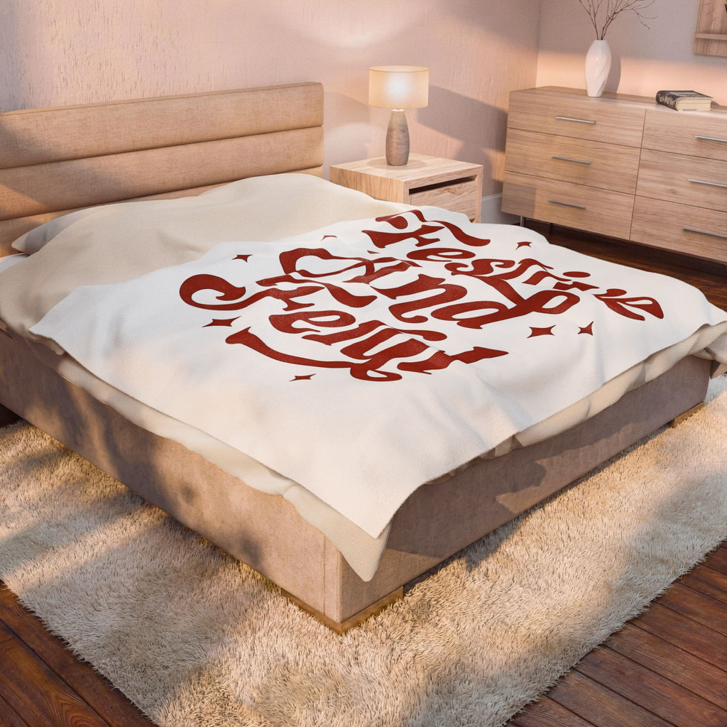 Old Style Text Blanket Christmas Seasonal Gift Women Rustic Blanket Typography Blanket Xmas Fan Holiday Blanket Vintage Graphic Script Twinkles