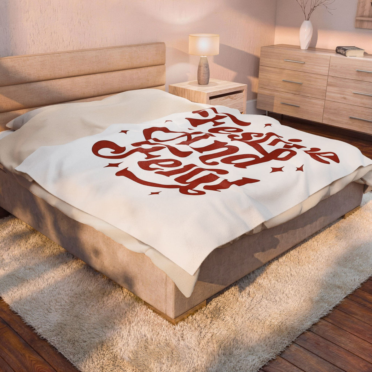 Old Style Text Blanket Christmas Seasonal Gift Women Rustic Blanket Typography Blanket Xmas Fan Holiday Blanket Vintage Graphic Script Twinkles