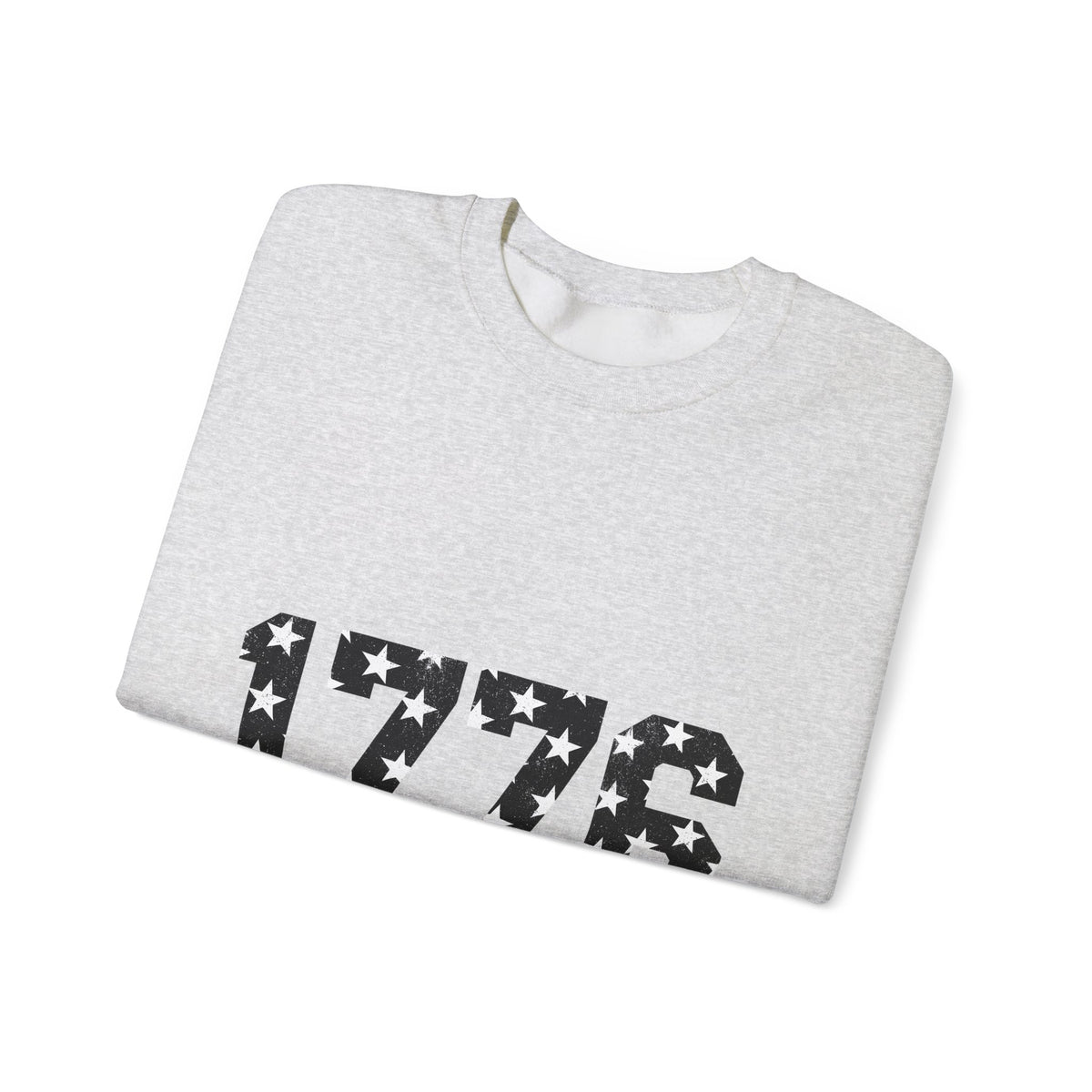 Star Pattern Digits 4Th Of July America Gift Grunge Number 4Th Of July Fan Sweatshirt