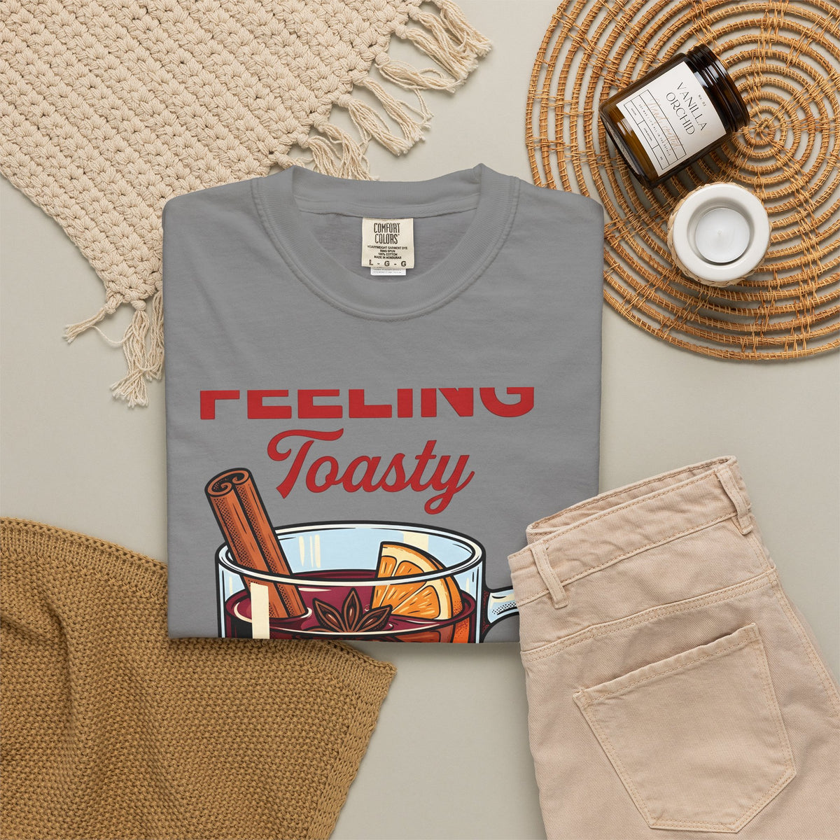 Mulled Wine Mug Holiday Christmas Gift Vintage Mulled Wine Winter Fan Holiday Xmas Hand T-Shirt