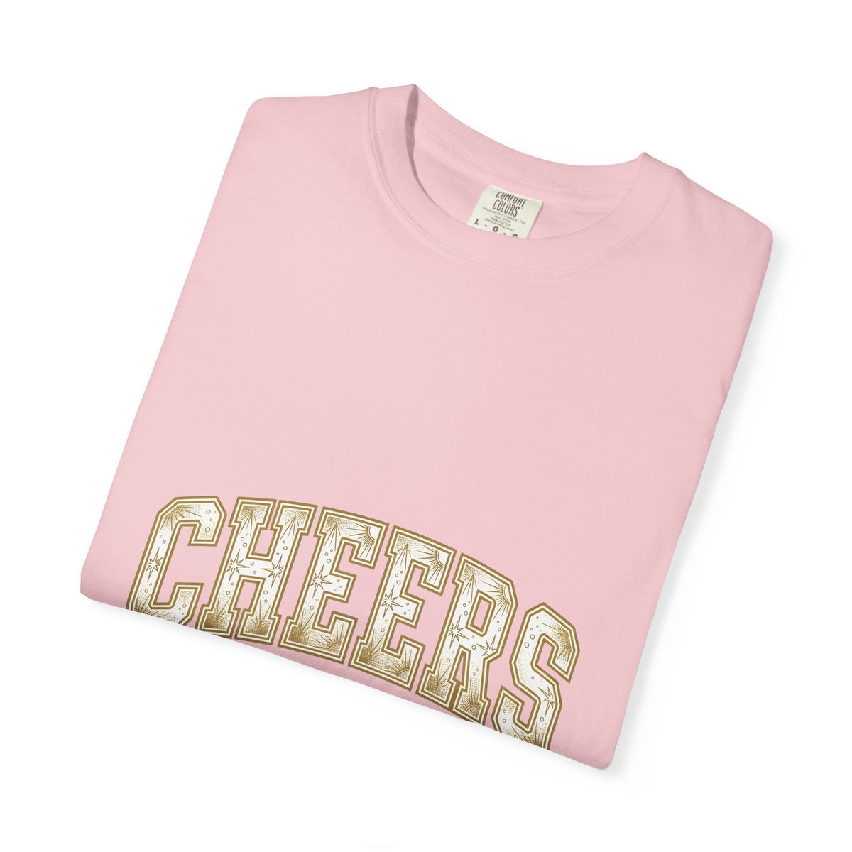 Festive Lettering Holiday Gathering Gift Cheerful Typography Christmas Fan Hand Lettering Party T-Shirt