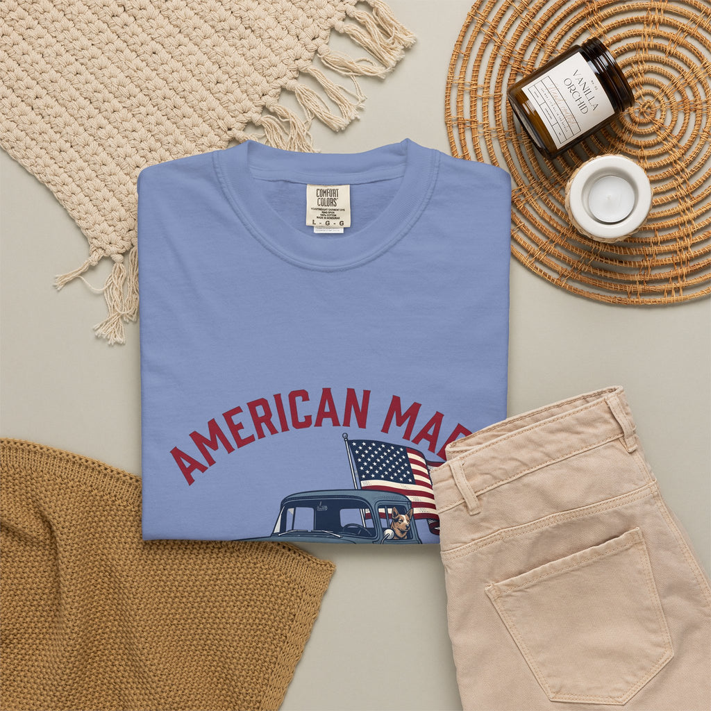 Classic Truck America 4Th Of July Independence Gift Vintage Lorry Patriot Enthusiast Retro Liberty T-Shirt