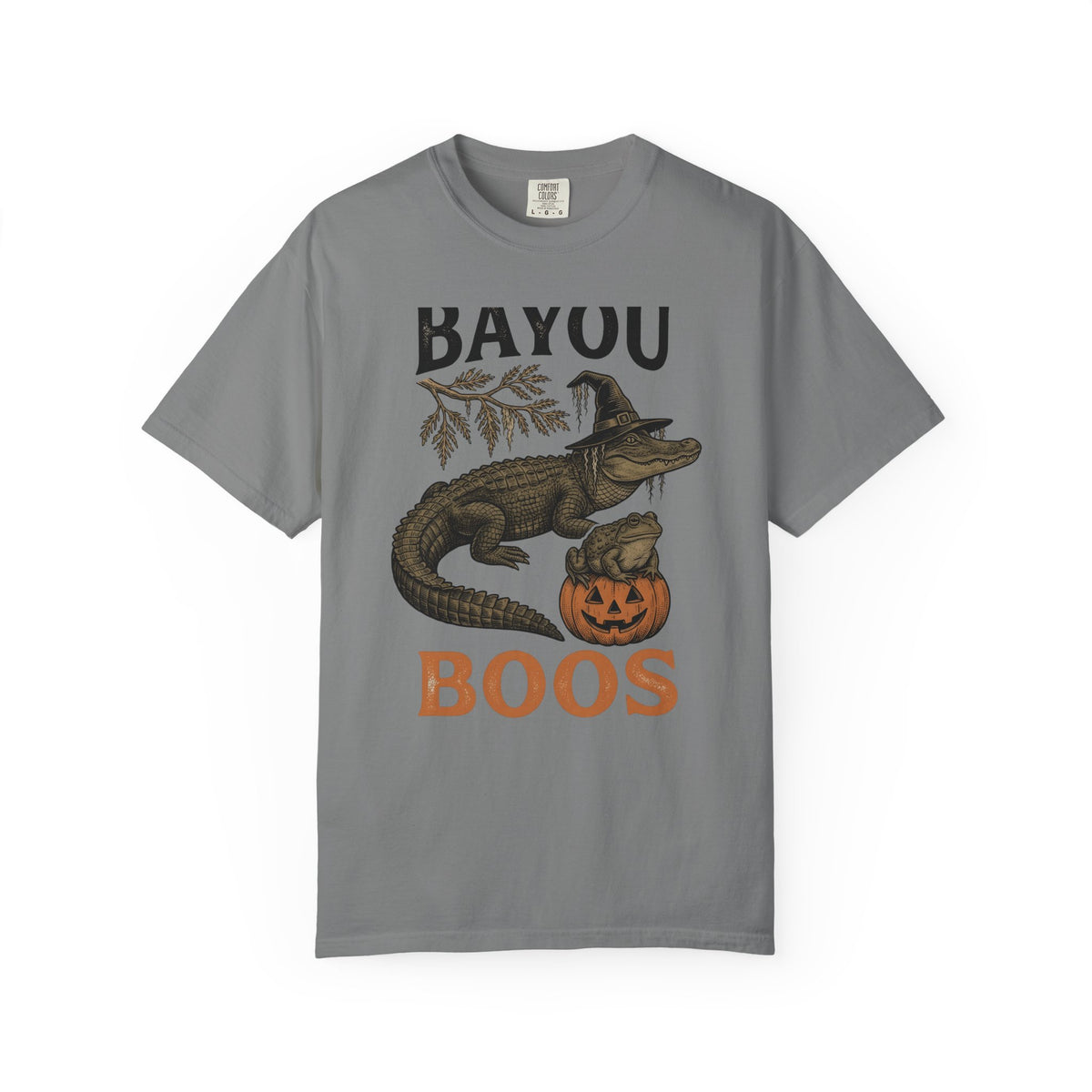 Alligator Frog Pumpkin T-Shirt Halloween Animal Gift Women Vintage T-Shirt Toad T-Shirt Horror Fan Retro T-Shirt Creature