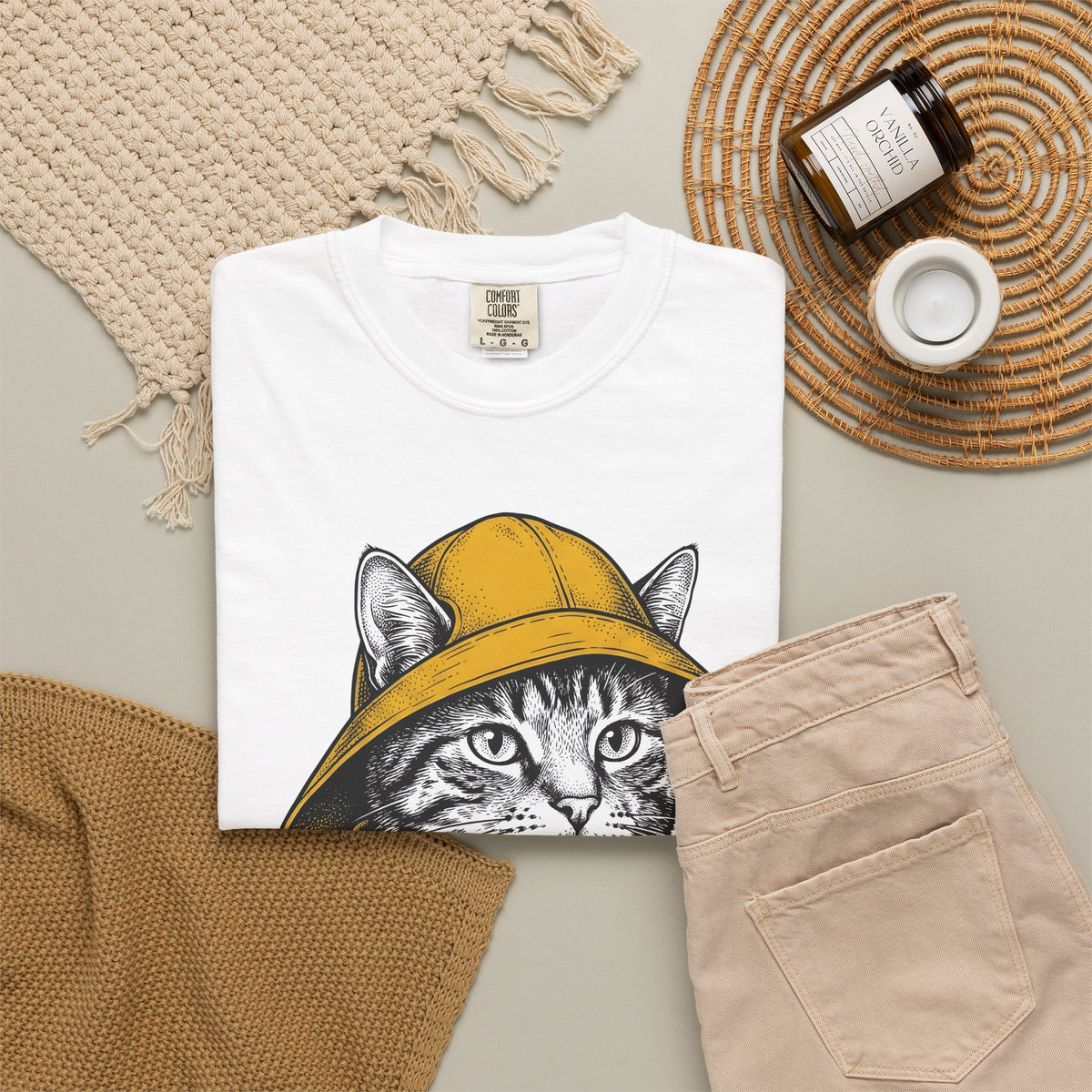 Orange Cat T-Shirt Cat Pets Gift Women Retro T-Shirt Kitty T-Shirt Feline Fan Cat Graphic Vintage T-Shirt Sketch Jacket T-Shirt