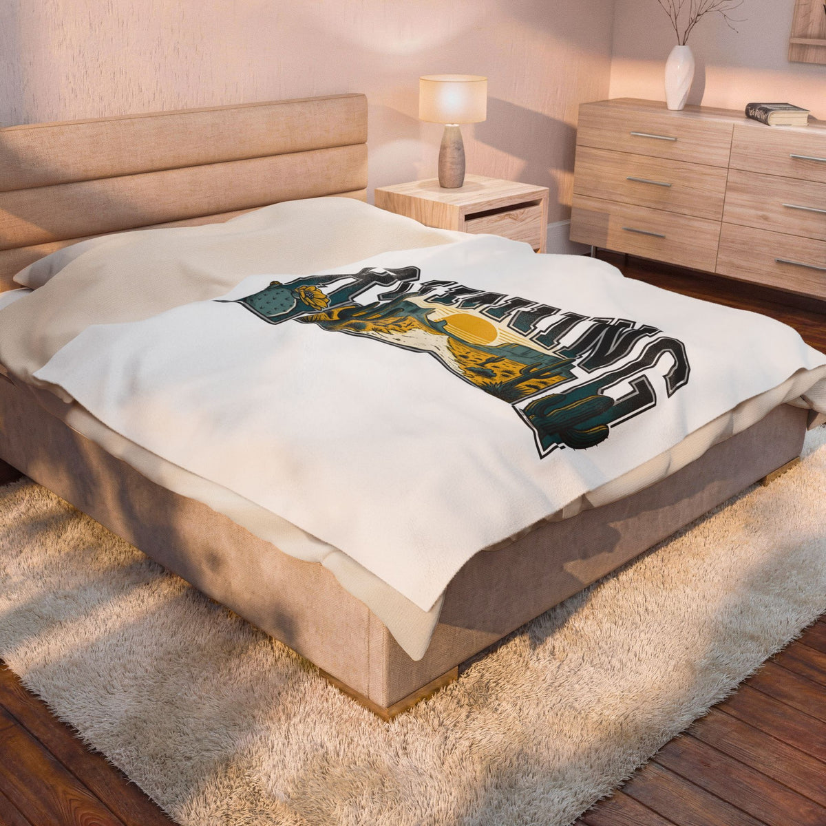 Desert Scene Blanket Running Hiking Gift Women Antique Blanket Desert Blanket Runner Enthusiast Trail Graphic Old School Succulents Blanket