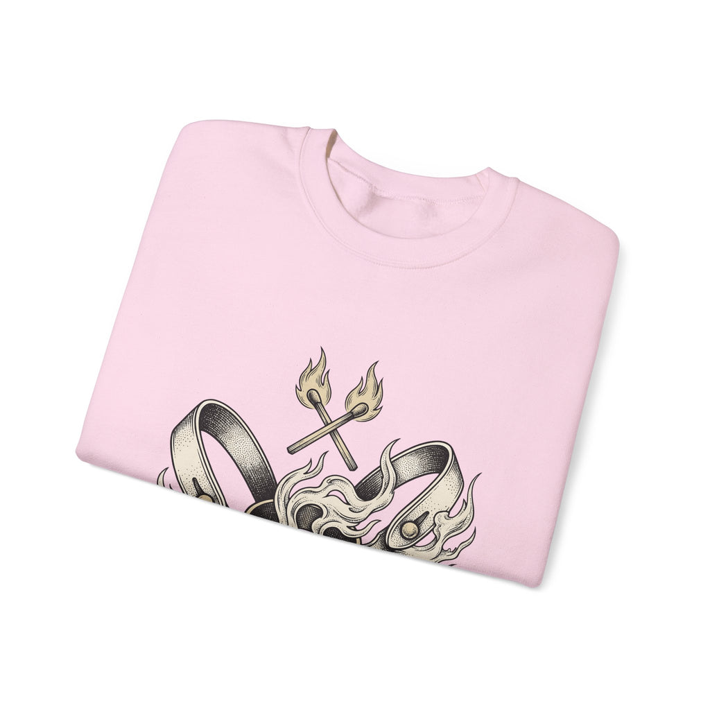 Rodeo Spurs Sweatshirt Cowgirl Country Gift Women Neo Traditional Sweatshirt Spurs Sweatshirt Cowboy Fan Western Sweatshirt Rural Graphic Old School Flame
