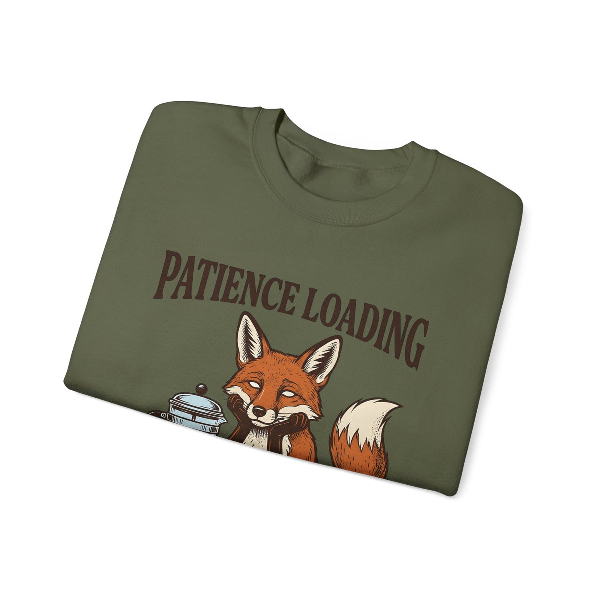 Fox Espresso Sweatshirt Funny Wildlife Gift Women Retro Sweatshirt Coffee Sweatshirt Humor Fan Vintage Sweatshirt Animal Graphic Sketch Coffee Maker Sweatshirt