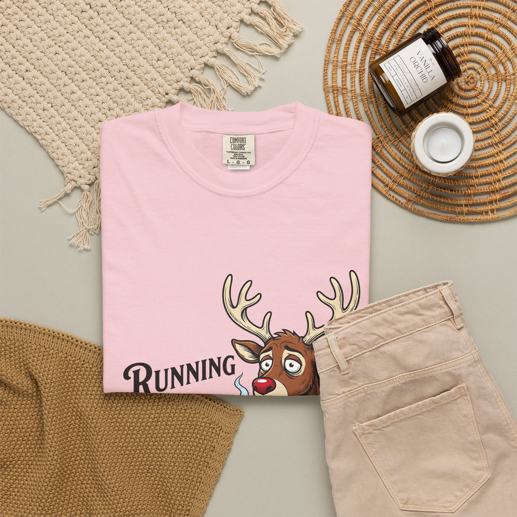 Reindeer Coffee Christmas Humor Gift Cartoon Coffee Xmas Fan Funny Vintage Mug T-Shirt