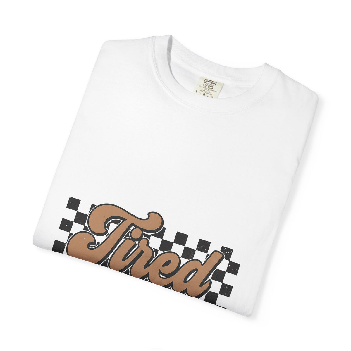 Cursive Font T-Shirt Mom Comedy Gift Women Nostalgic T-Shirt Script T-Shirt Mother Fan Vintage T-Shirt Humor Graphic Old-Fashioned Check Pattern