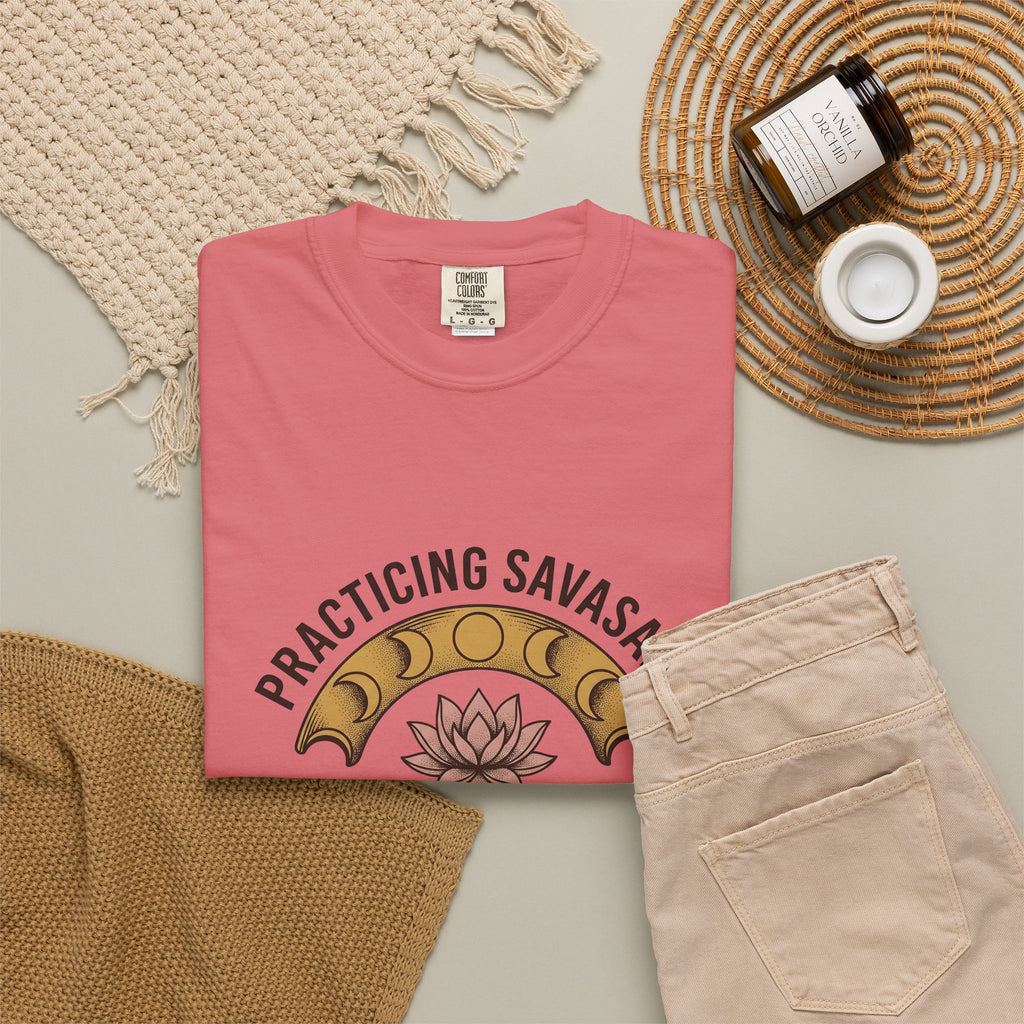 Bone Meditating Posture T-Shirt Yoga Chakras Gift Women Ethnic T-Shirt Skeleton T-Shirt Yogini Enthusiast Tribal T-Shirt Energy Graphic Sketch