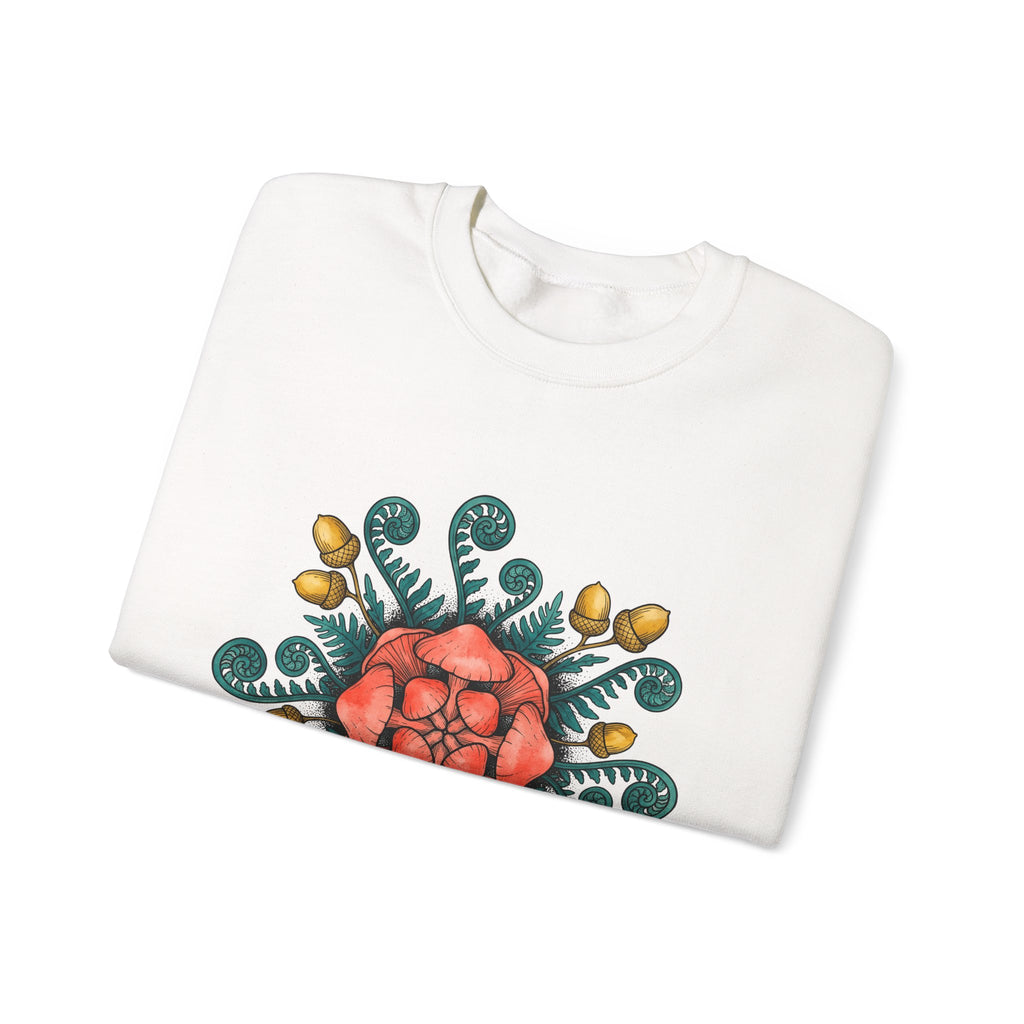 Shroom Mandala Sweatshirt Boho Chic Flora Gift Women Bohemian Sweatshirt Mushroom Sweatshirt Hippie Fan Tribal Sweatshirt Botanical Graphic Line Art Seed Pods