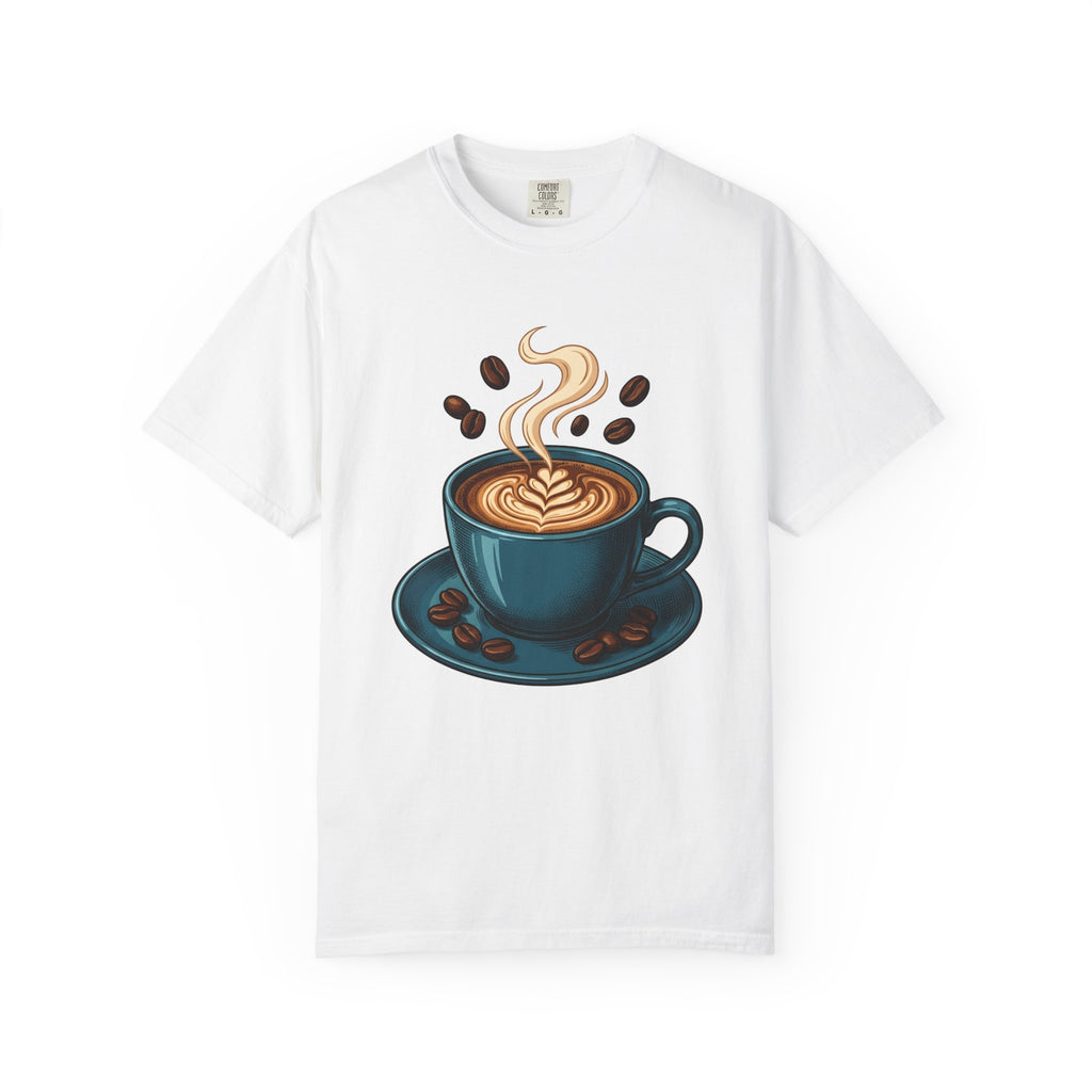 Espresso Cup T-Shirt Coffee Cuisine Gift Women Line Art T-Shirt Coffee T-Shirt T-Shirt Coffee Fan Coffee Art T-Shirt Food Graphic Classic Coffee Seeds