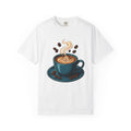 Espresso Cup T-Shirt Coffee Cuisine Gift Women Line Art T-Shirt Coffee T-Shirt T-Shirt Coffee Fan Coffee Art T-Shirt Food Graphic Classic Coffee Seeds
