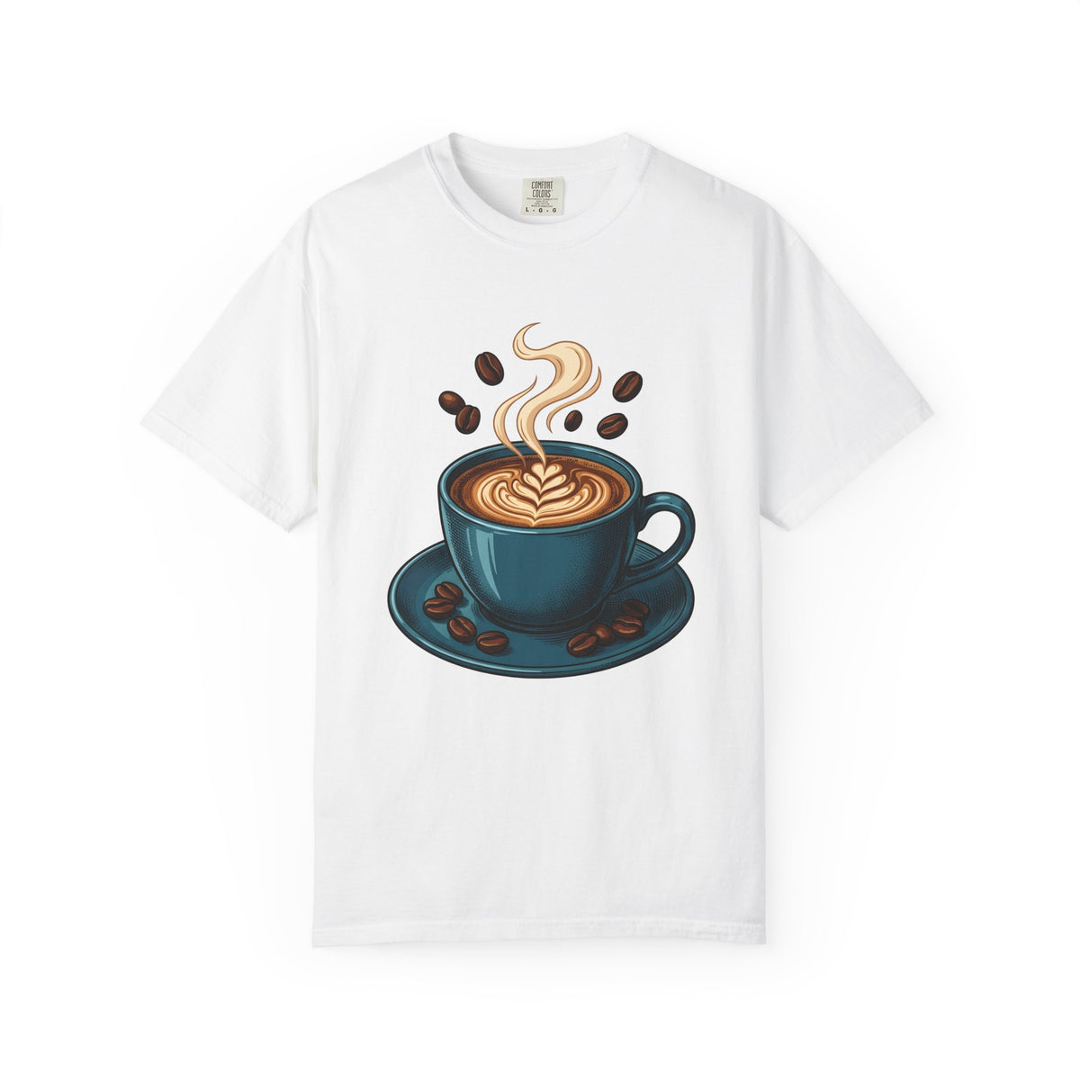 Espresso Cup T-Shirt Coffee Cuisine Gift Women Line Art T-Shirt Coffee T-Shirt T-Shirt Coffee Fan Coffee Art T-Shirt Food Graphic Classic Coffee Seeds