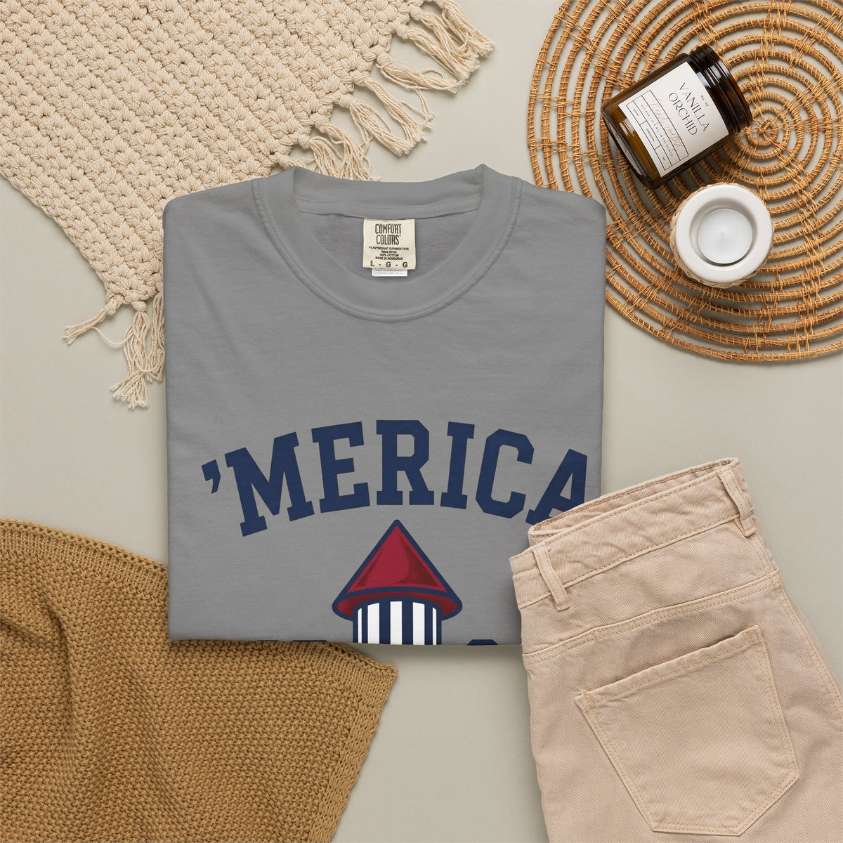 Firework Rocket 4Th Of July Celebration Gift Colorful Fireworks Independence Day Fan Vibrant Party T-Shirt