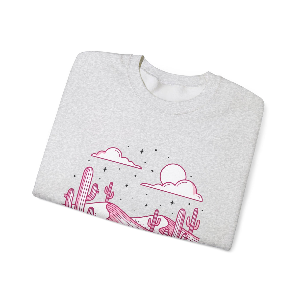Desert Plant Desert Wilderness Gift Modern Cactus Desert Fan Succulent Wilderness Line Sweatshirt