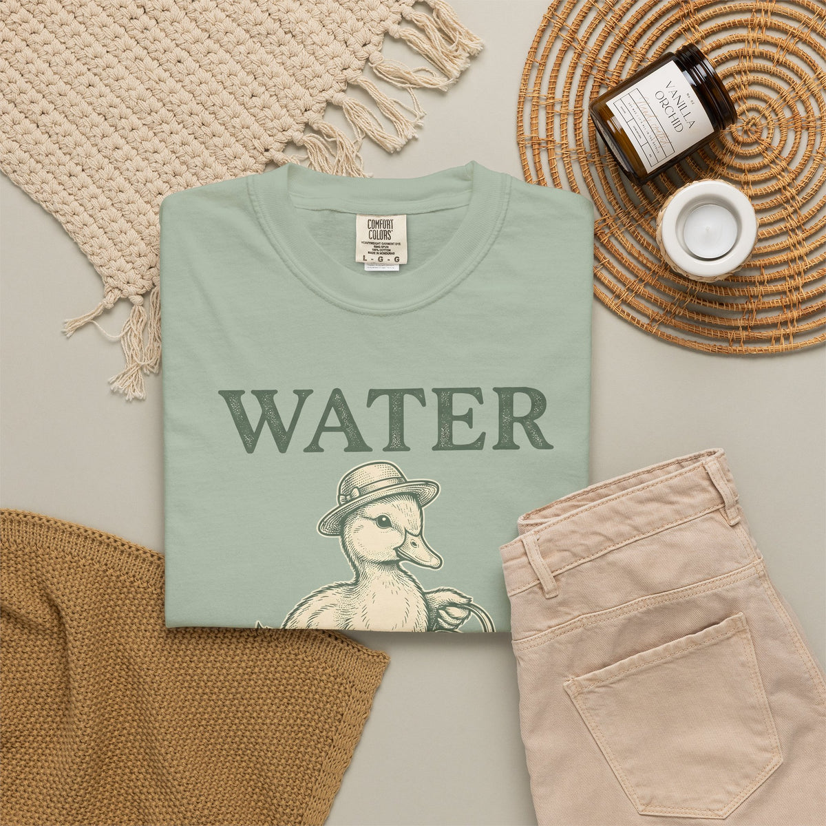 Duck Flower Pot T-Shirt Easter Landscaping Gift Women Old School T-Shirt Planter T-Shirt Easter Fan Vintage T-Shirt Gardening Graphic Doodle Cap