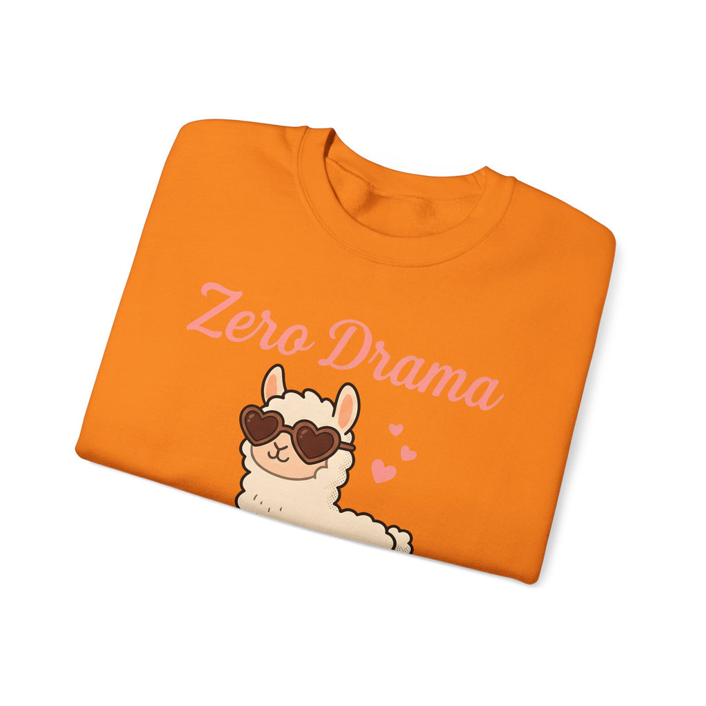 Alpaca Eyewear Sweatshirt Funny Fauna Gift Women Whimsical Sweatshirt Sunglasses Sweatshirt Humor Fan Spectacles Sweatshirt Wildlife Graphic Illustrated