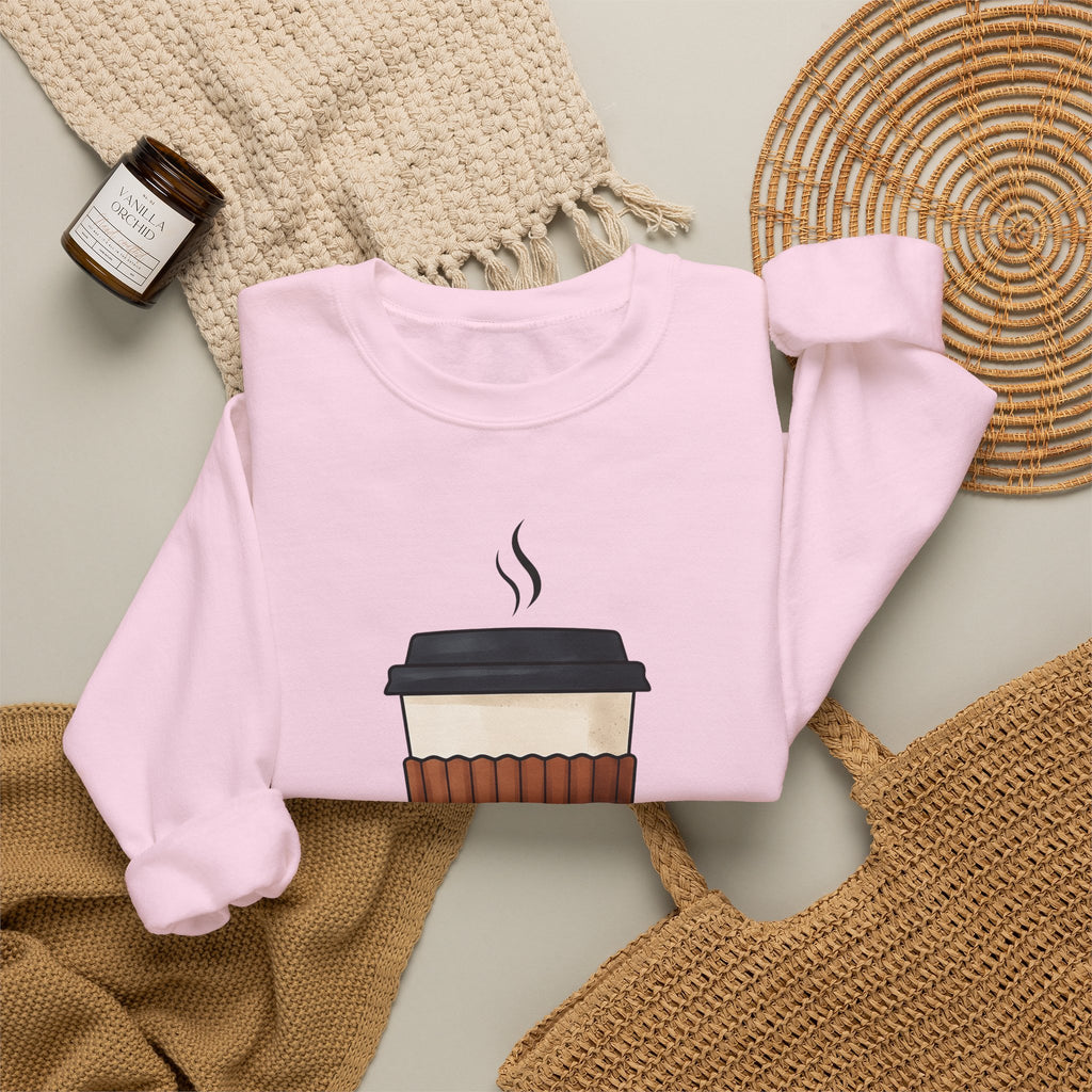 Coffee Cup Nurses Coffee Gift Modern Mug Nurse Enthusiast Contemporary Caffeine Minimalist Steam Sweatshirt