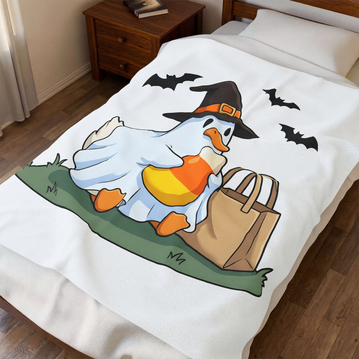Duck Dress Blanket Animals Holiday Gift Women Charming Blanket Duckling Blanket Creature Fan Fowl Blanket Christmas Graphic Animated Candy Blanket